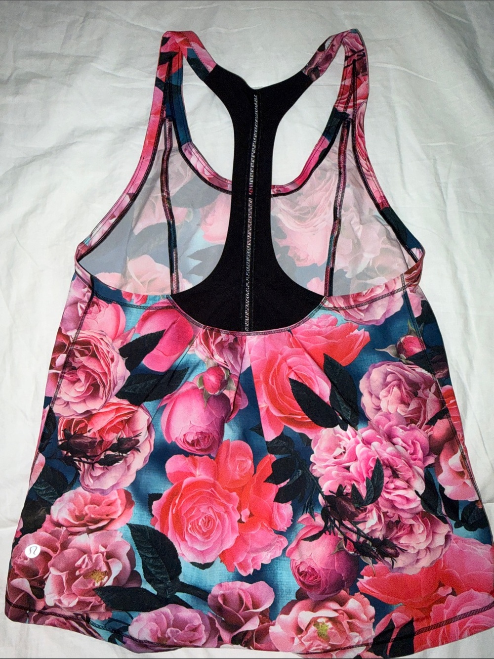 Lululemon Racerback Tank Top - Pink Multicolor - Picture 3 of 6